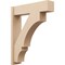 Ekena Millwork 8-in W x 32-in D x 40-in H Balboa Block Rough Cedar Woodgrain TimberThane Outlooker, Primed Tan OUTUR080X32X40BOA44RCPR - alternate 1